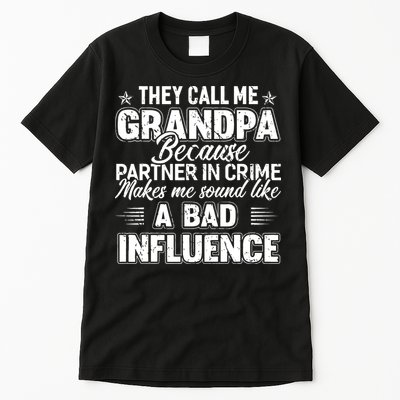 The Call Me Grandpa Father's Day Tall T-Shirt