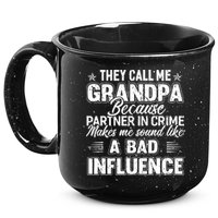 The Call Me Grandpa Father's Day 15oz Campfire Ceramic Mug