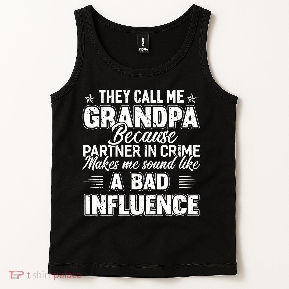 The Call Me Grandpa Father's Day Tank Top
