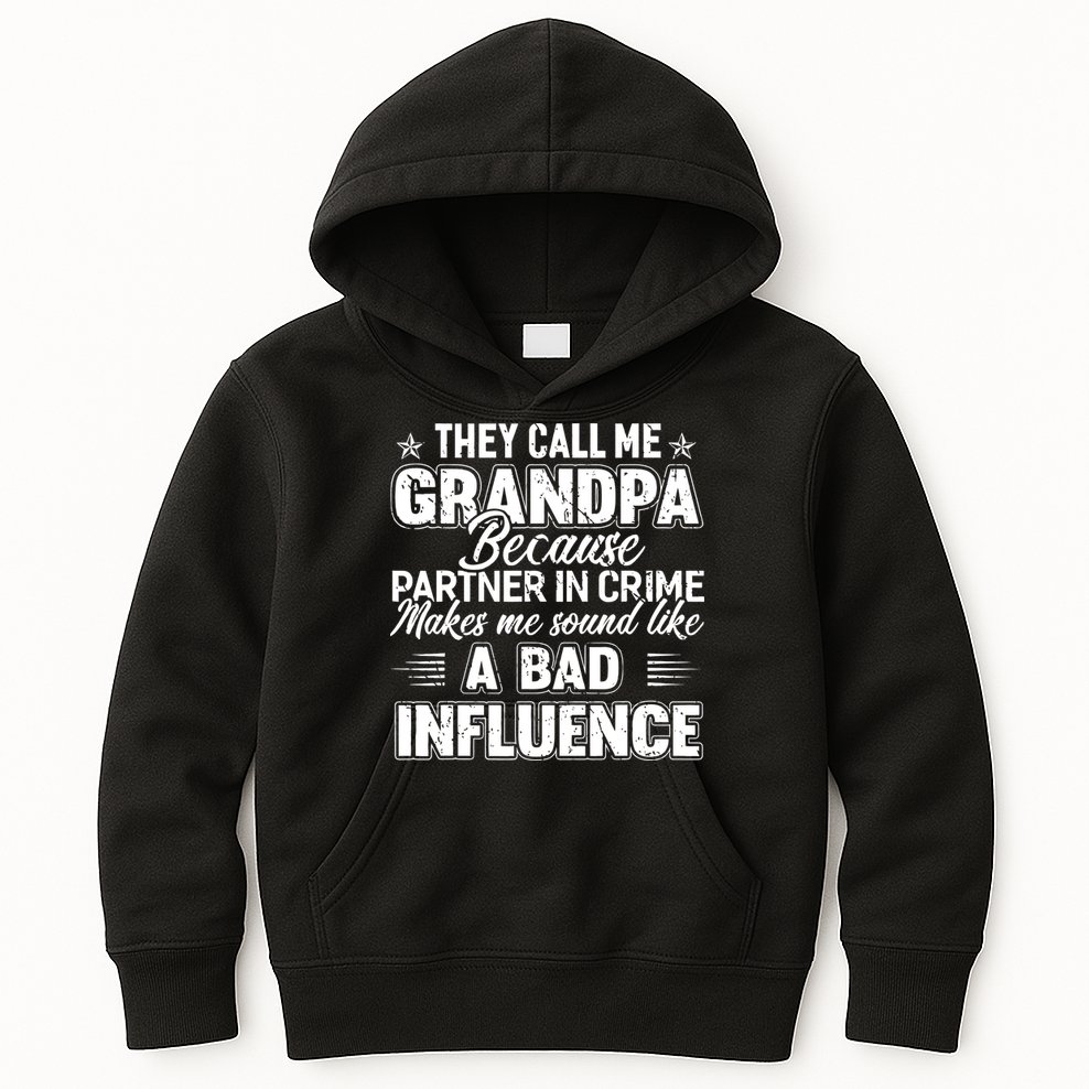 The Call Me Grandpa Father's Day Kids Hoodie