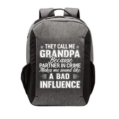 The Call Me Grandpa Father's Day Vector Backpack