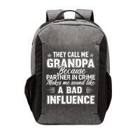 The Call Me Grandpa Father's Day Vector Backpack