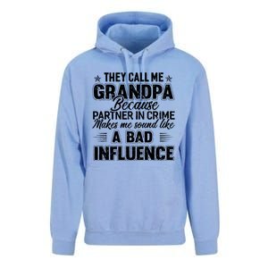 The Call Me Grandpa Father's Day Unisex Surf Hoodie