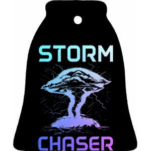 Tornado Chaser Meteorologist Storm Chasing Meteorology Ceramic Bell Ornament