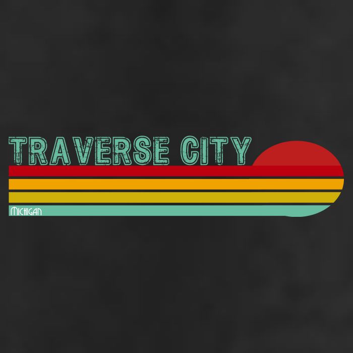 Traverse City Michigan Cool Comfort Performance Bucket Hat