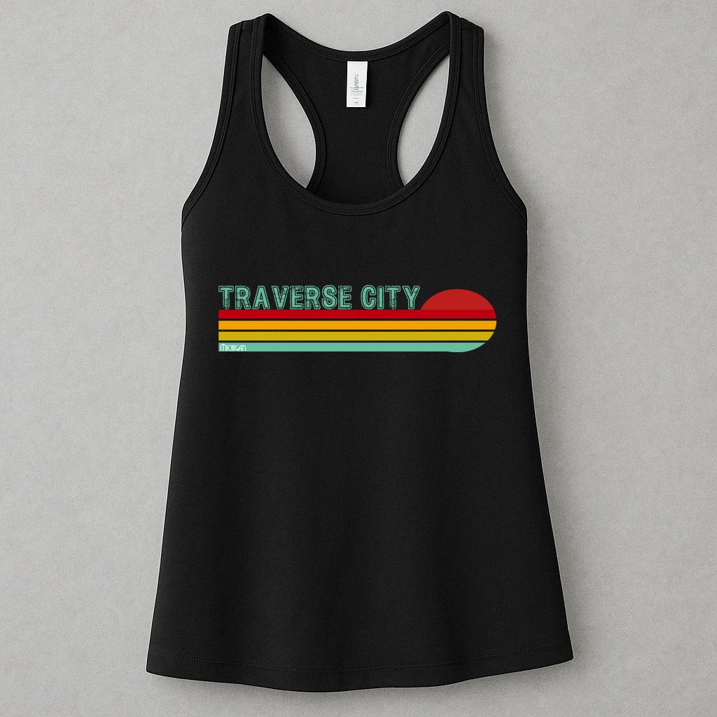 Traverse City Michigan Womens Tank Top