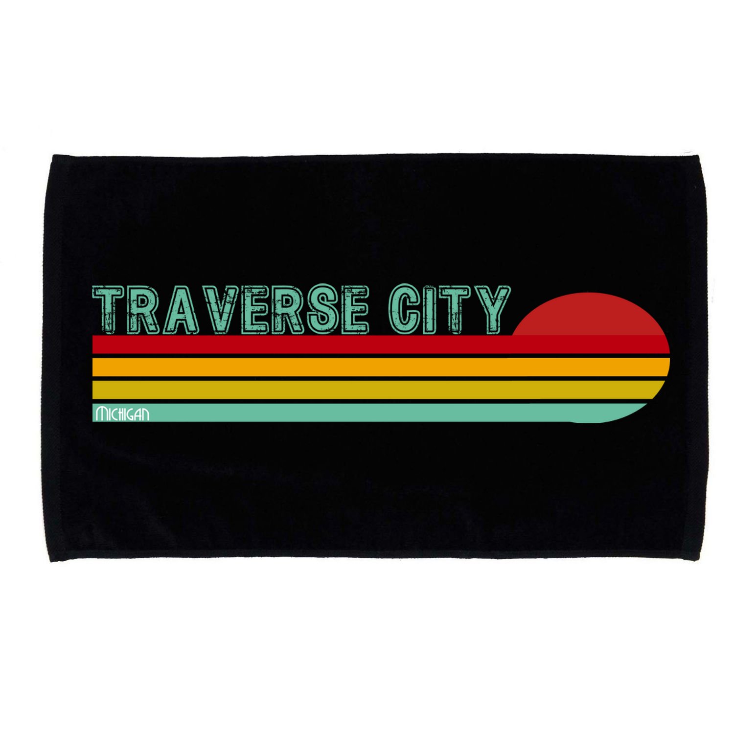 Traverse City Michigan Microfiber Hand Towel