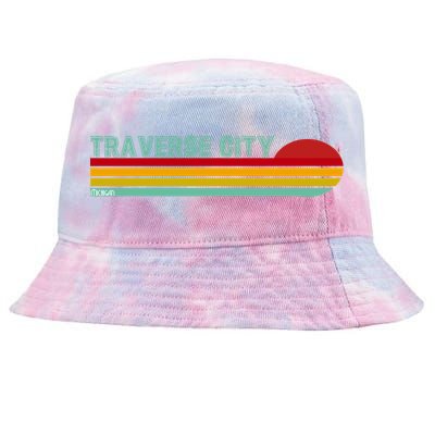 Traverse City Michigan Tie-Dyed Bucket Hat