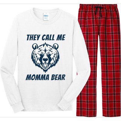 They Call Me Momma Bear Mothers Day Long Sleeve Pajama Set