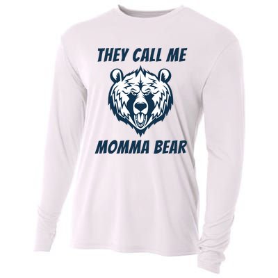 They Call Me Momma Bear Mothers Day Cooling Performance Long Sleeve Crew