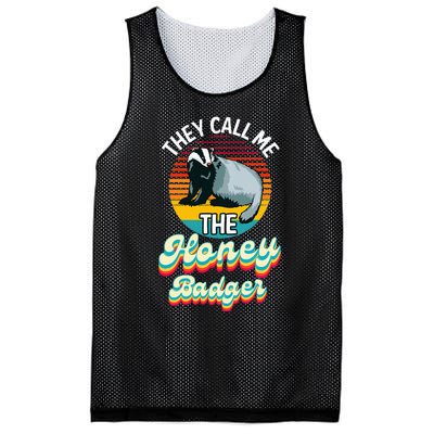 They Call Me The Honey Badger Mesh Reversible Basketball Jersey Tank