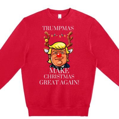 Trump Christmas MAGA Premium Crewneck Sweatshirt