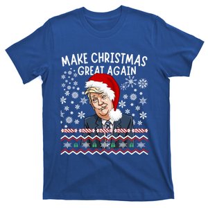 Trump Christmas Make Christmas Great Funny Matching Pajama Gift T-Shirt