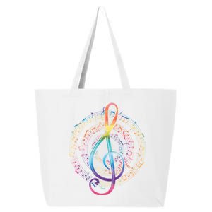 Treble Clef Musician Gift Classical Music Gift 25L Jumbo Tote