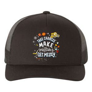 Take Chances Make Mistakes Get Messy For Women Yupoong Adult 5-Panel Trucker Hat