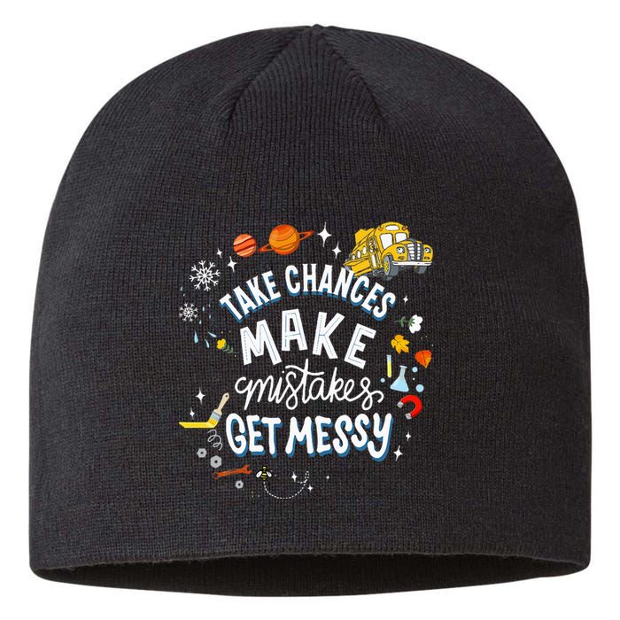 Take Chances Make Mistakes Get Messy For Women Sustainable Beanie