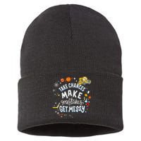 Take Chances Make Mistakes Get Messy For Women Sustainable Knit Beanie