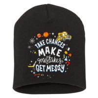 Take Chances Make Mistakes Get Messy For Women Short Acrylic Beanie