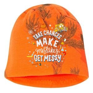 Take Chances Make Mistakes Get Messy For Women Kati - Camo Knit Beanie