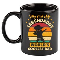 They Call Me Legendaddy Worlds Coolest Dad Dab Dance Meaningful Gift 11oz C Handle Ceramic Mug