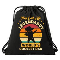 They Call Me Legendaddy Worlds Coolest Dad Dab Dance Meaningful Gift Drawstring Bag
