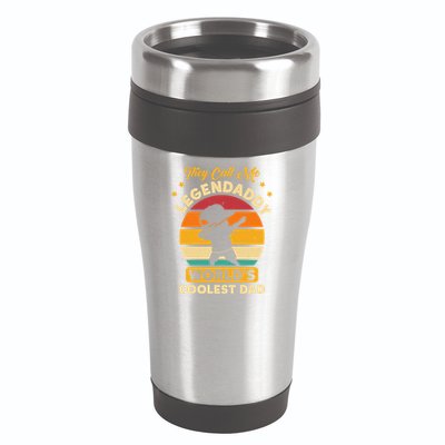 They Call Me Legendaddy Worlds Coolest Dad Dab Dance Meaningful Gift 16oz Travel Tumbler