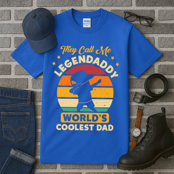 They Call Me Legendaddy Worlds Coolest Dad Dab Dance Meaningful Gift Tall T-Shirt