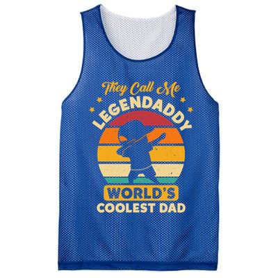 They Call Me Legendaddy Worlds Coolest Dad Dab Dance Meaningful Gift Mesh Reversible Basketball Jersey Tank