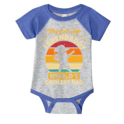 They Call Me Legendaddy Worlds Coolest Dad Dab Dance Meaningful Gift Infant Baby Jersey Bodysuit