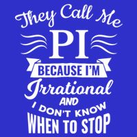 They Call Me Pi Symbol Pi Day Cute Funny Gift Mousepad