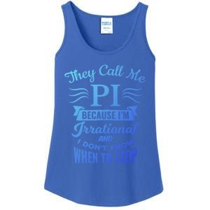 They Call Me Pi Symbol Pi Day Cute Funny Gift Ladies Essential Tank