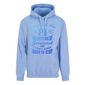 They Call Me Pi Symbol Pi Day Cute Funny Gift Unisex Surf Hoodie