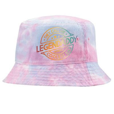 They Call Me Legendary Worlds Coolest Dad Fathers Day Gift Tie-Dyed Bucket Hat