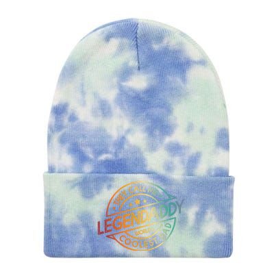 They Call Me Legendary Worlds Coolest Dad Fathers Day Gift Tie Dye 12in Knit Beanie