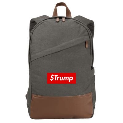 $Trump Coin Meme Cryptocurrency Crypto Donald Trump Cotton Canvas Backpack