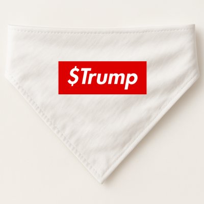 $Trump Coin Meme Cryptocurrency Crypto Donald Trump USA-Made Doggie Bandana