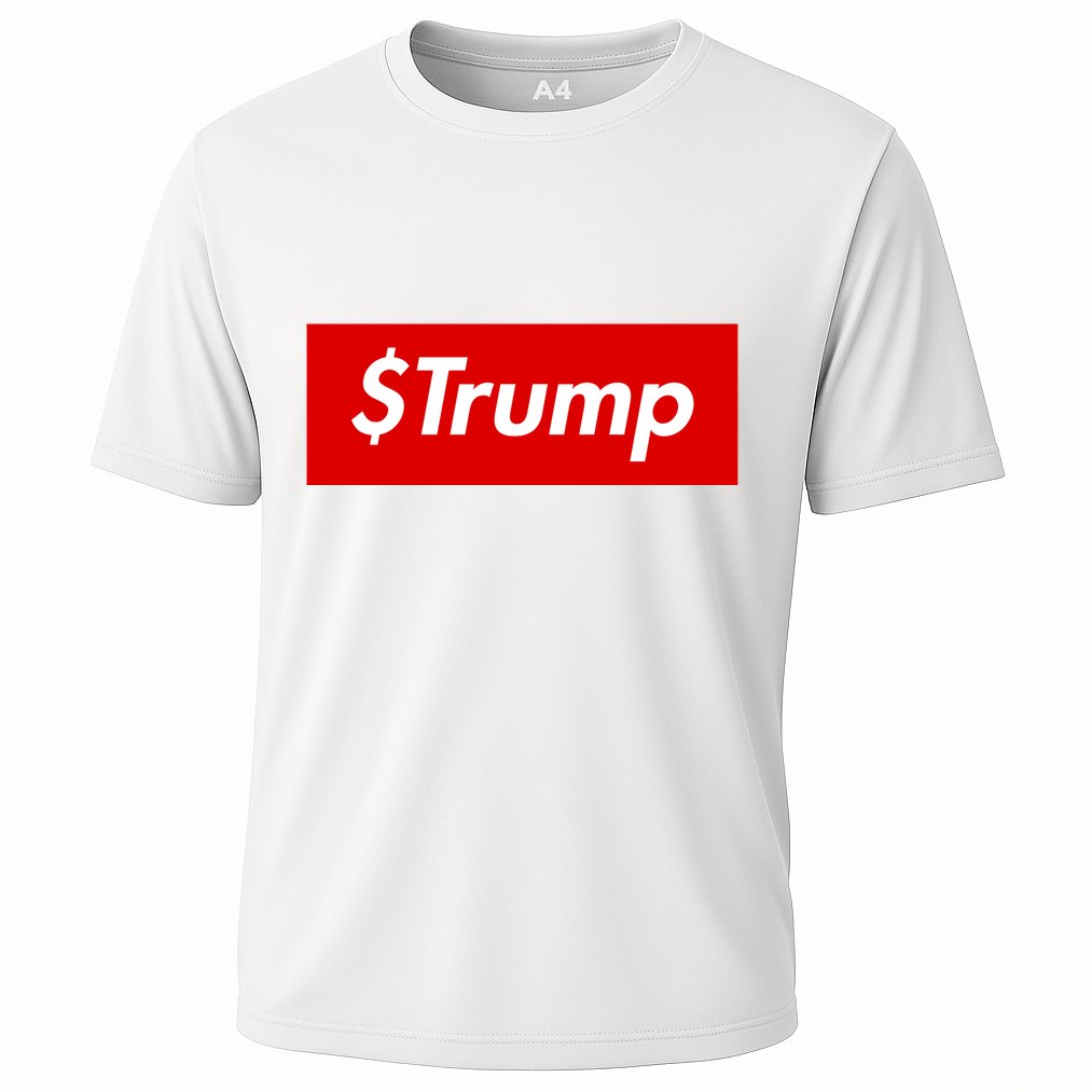 $Trump Coin Meme Cryptocurrency Crypto Donald Trump Cooling Performance Crew T-Shirt