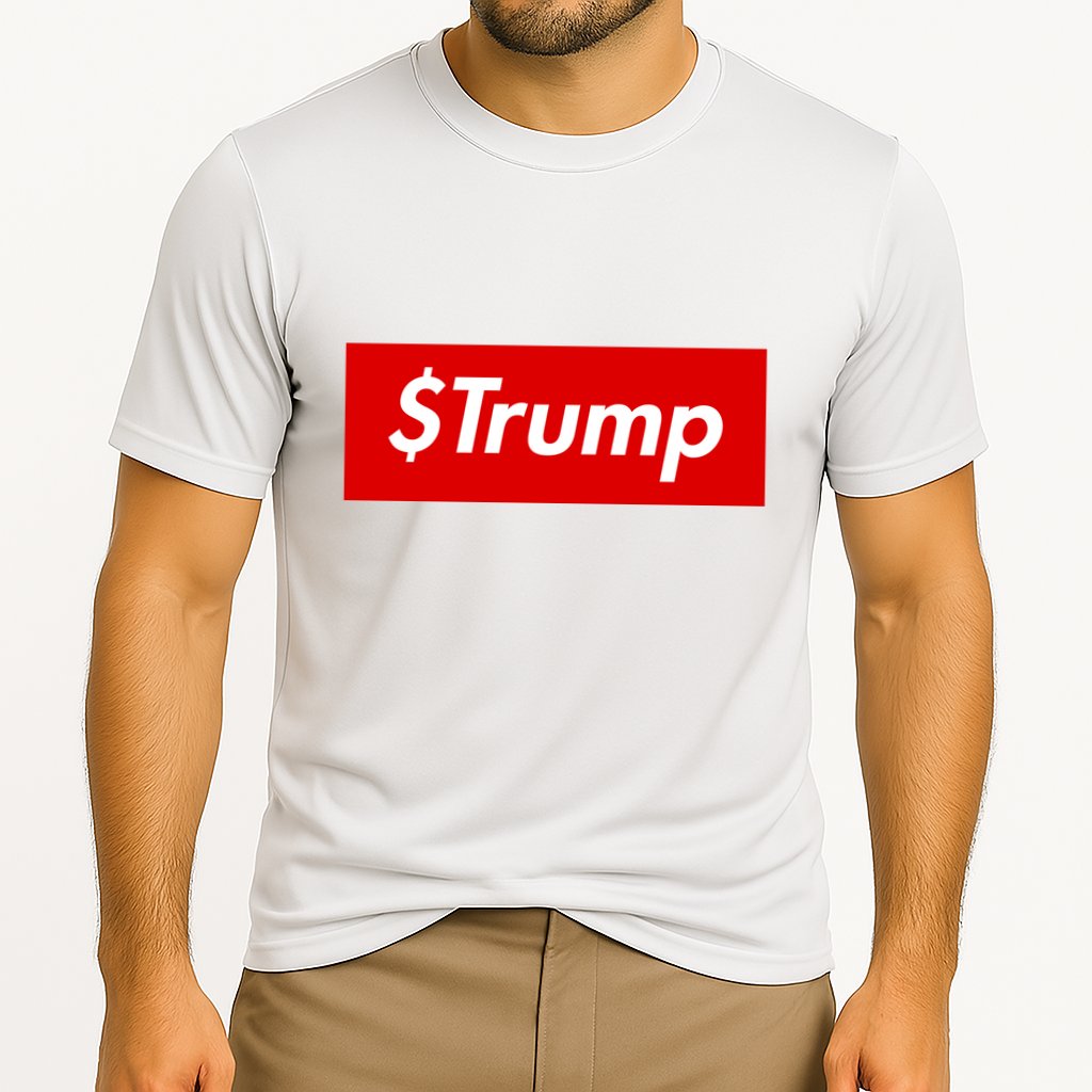 $Trump Coin Meme Cryptocurrency Crypto Donald Trump Cooling Performance Crew T-Shirt