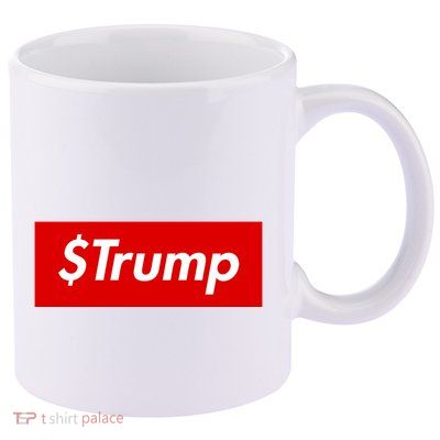 $Trump Coin Meme Cryptocurrency Crypto Donald Trump 11oz C Handle Ceramic Mug