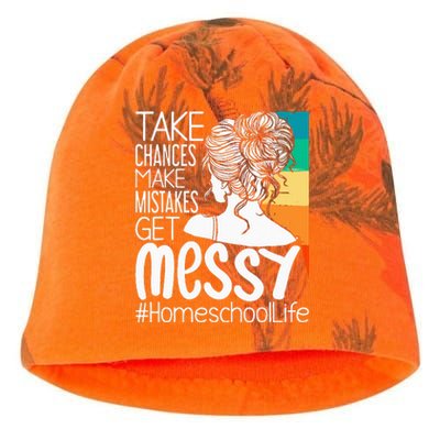 Take Chances Make Mistakes Get Messy Homeschool Life Mom Kati - Camo Knit Beanie