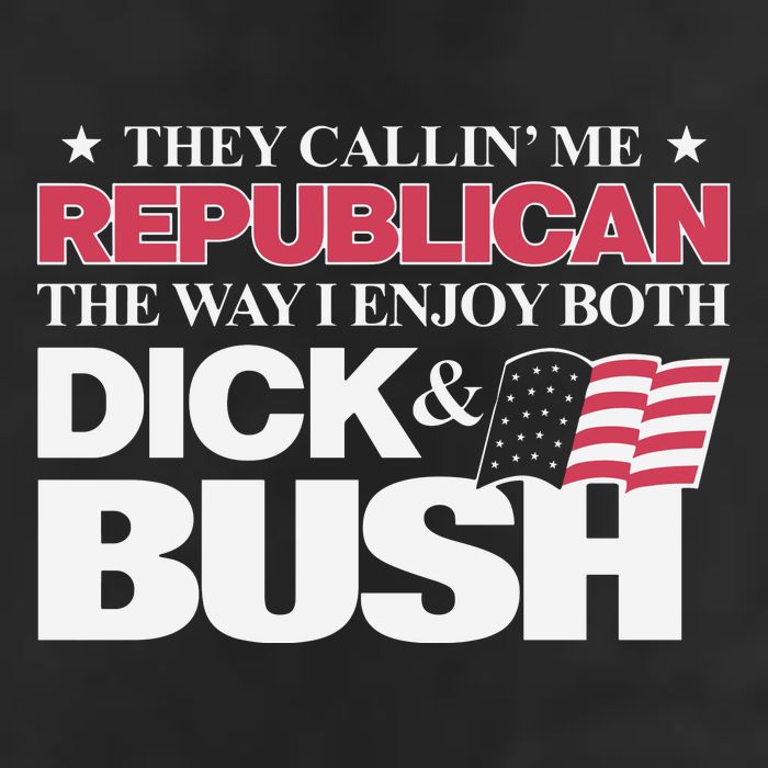 They Callin’ Me Republican The Way I Enjoy Both Dick & Bush Adult Drive Performance Visor