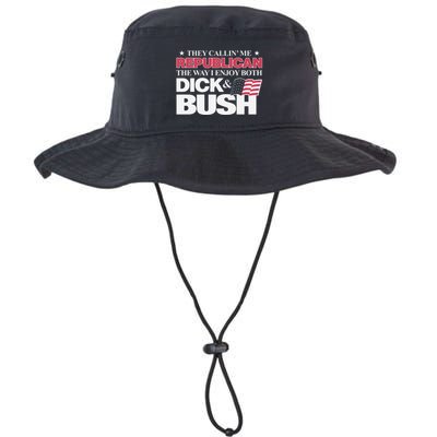 They Callin’ Me Republican The Way I Enjoy Both Dick & Bush Bucket Hat