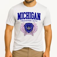 Traverse City Michigan Classy Logo Performance Shirt