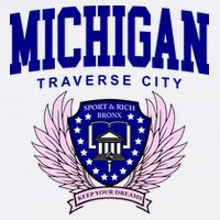Traverse City Michigan Classy Logo Performance Shirt