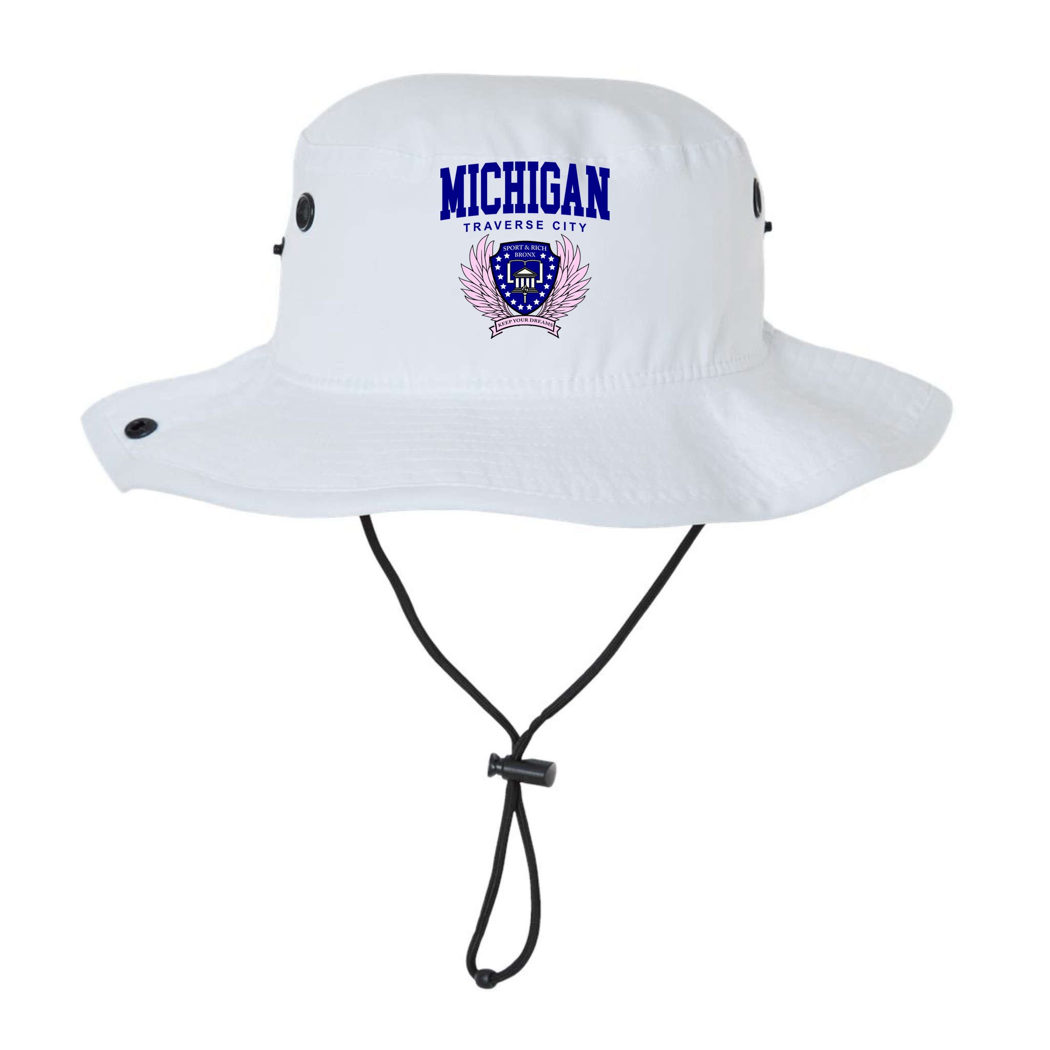 Traverse City Michigan Classy Logo Bucket Hat