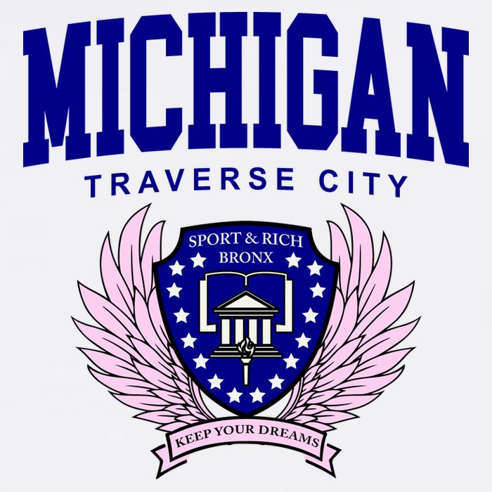 Traverse City Michigan Classy Logo Poster
