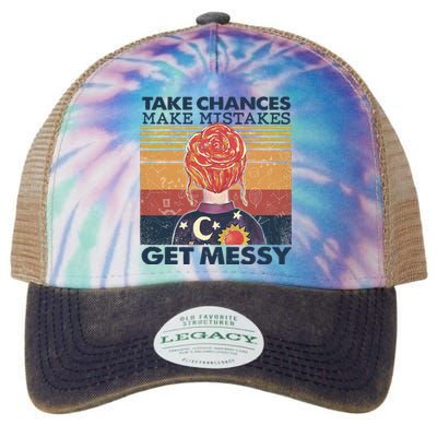 Take Chances Make Mistakes Get Messy Legacy Tie Dye Trucker Hat