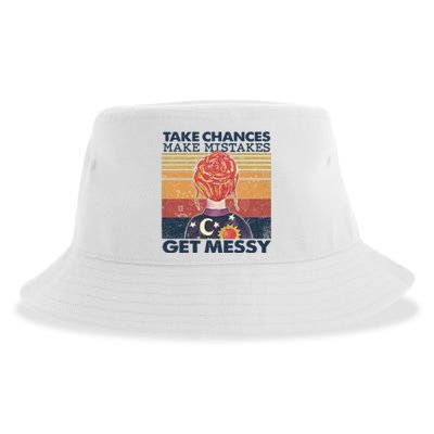 Take Chances Make Mistakes Get Messy Sustainable Bucket Hat