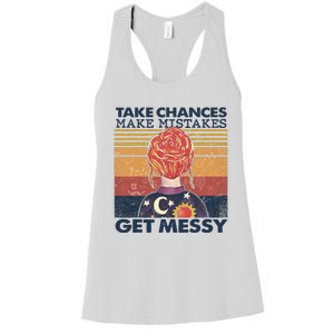 Take Chances Make Mistakes Get Messy Women's Racerback Tank