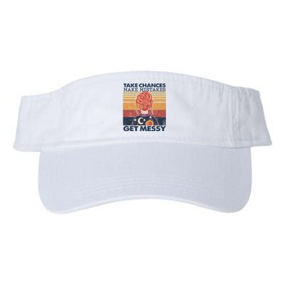 Take Chances Make Mistakes Get Messy Valucap Bio-Washed Visor